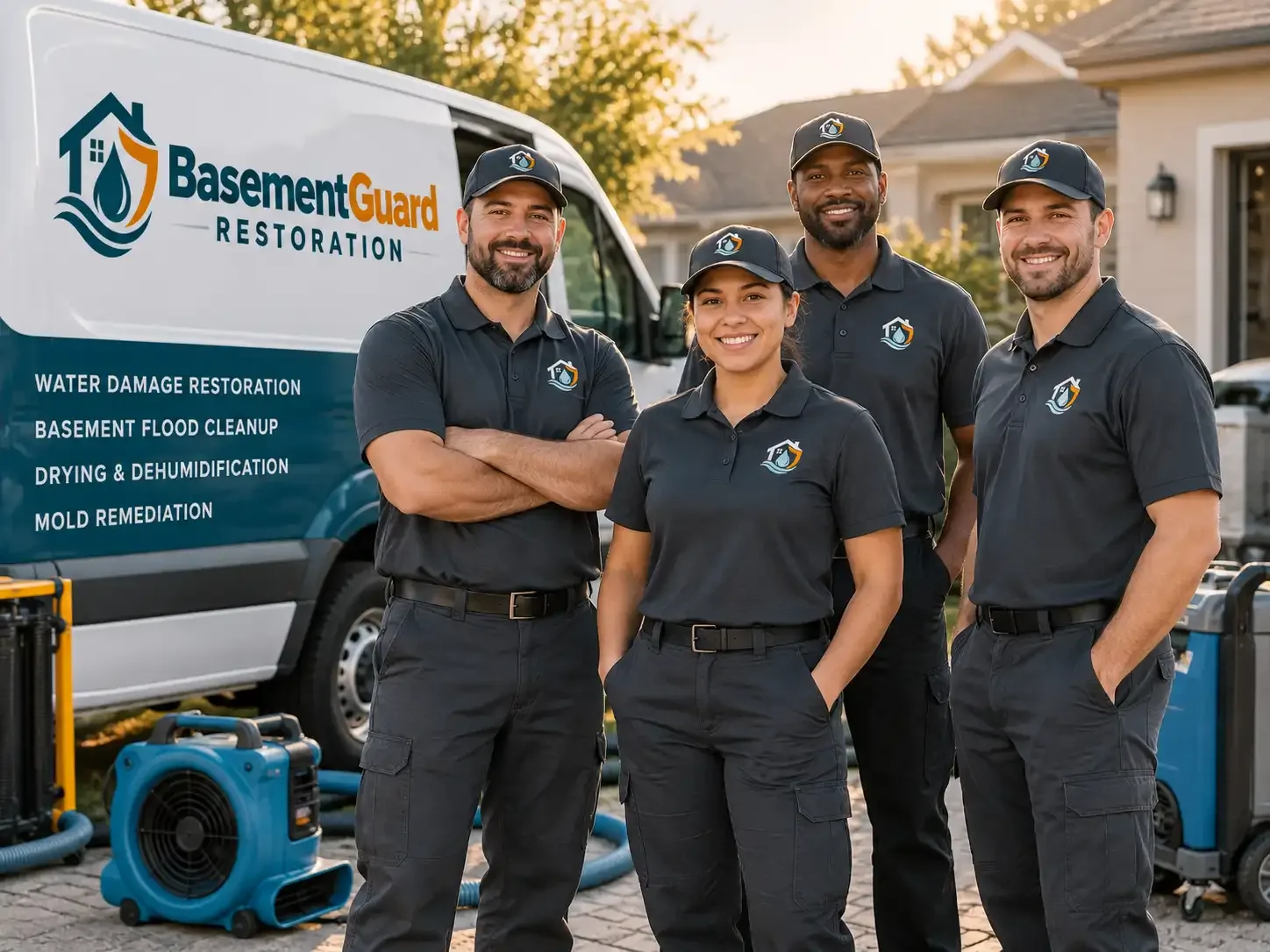 Basement Water Damage Restoration company in Rockham, SD